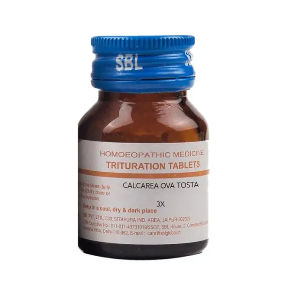 SBL Calcarea Ova Testa Trituration Tablet 3X